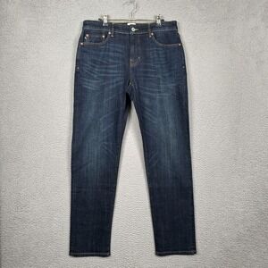 Flint & Tinder Jeans Mens 31x32 Blue Straight Stretch Denim Staple Everyday‎